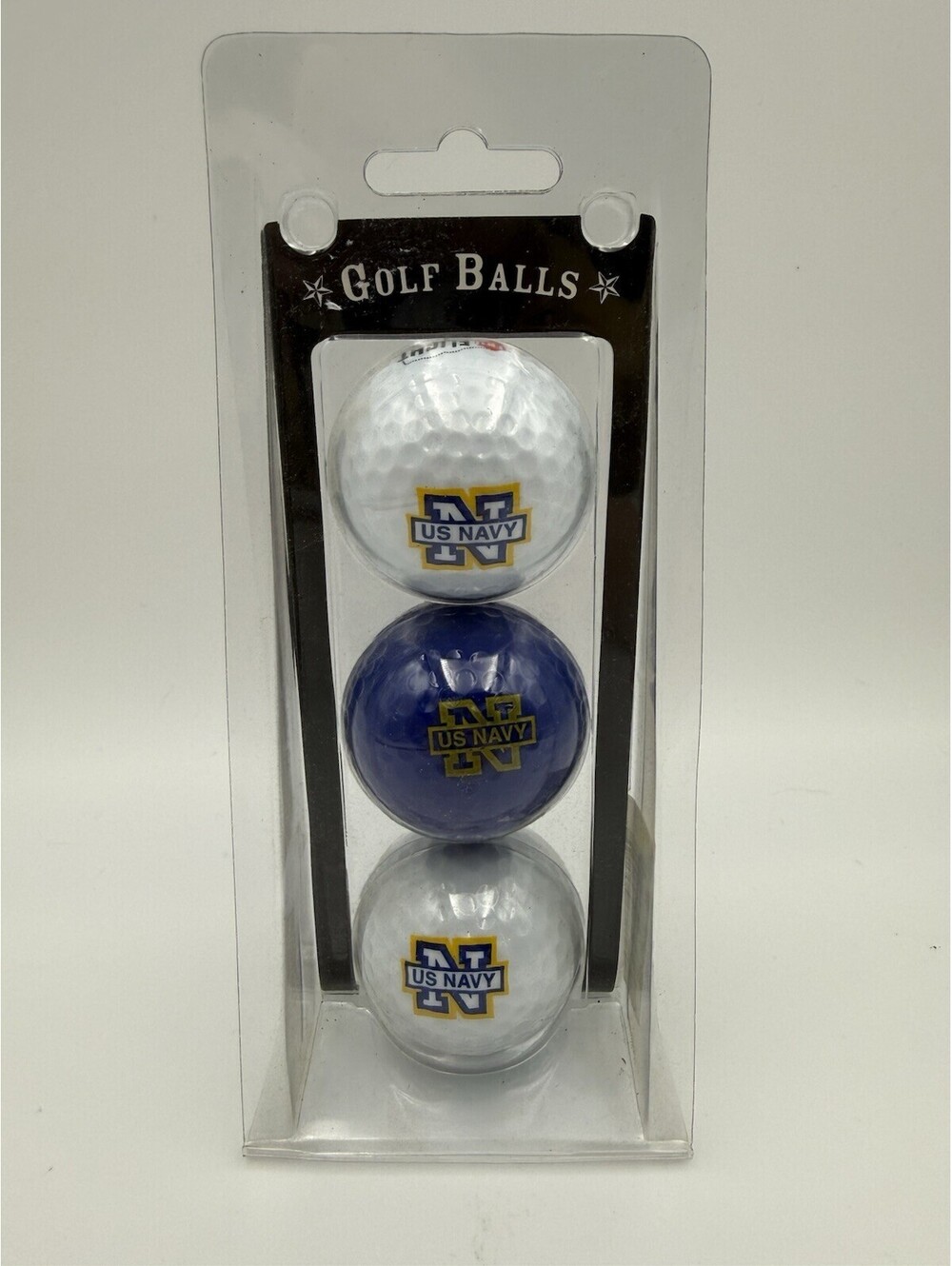 U.S. Navy Golf Balls Set Of 3 Alumni Golf Tru Flight Team Golf New